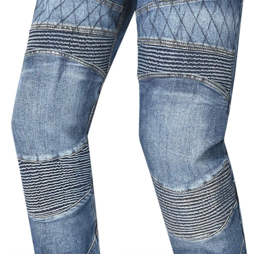 R-TECH-Pantalón jeans Castel Azul