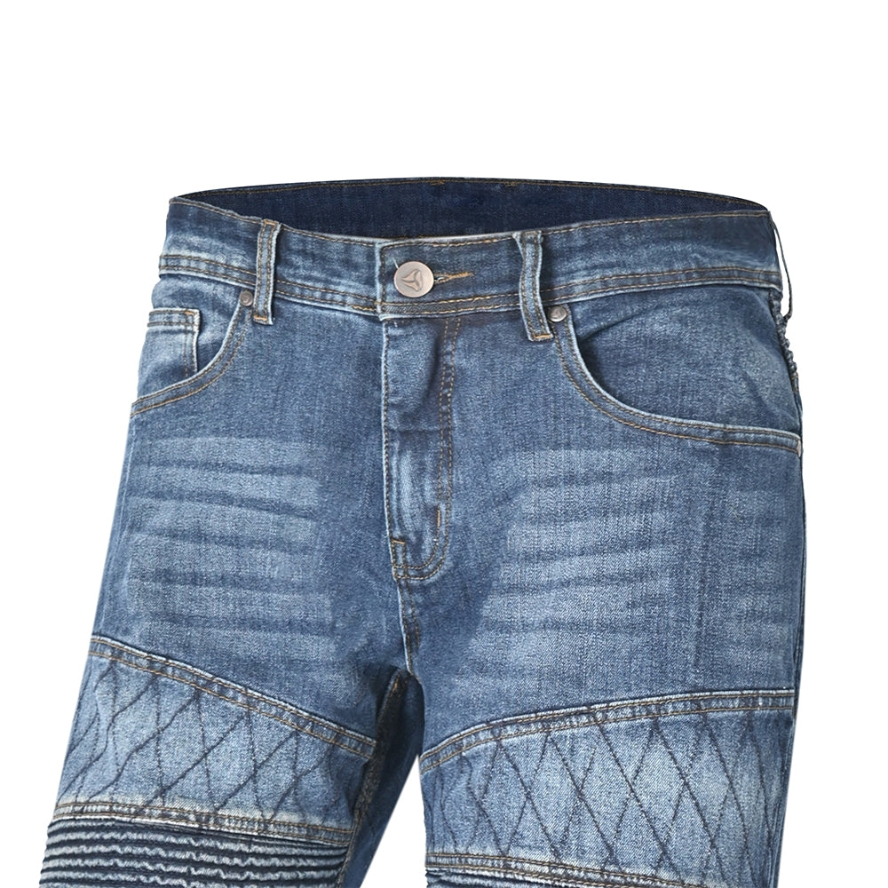 R-TECH-Pantalón jeans Castel Azul