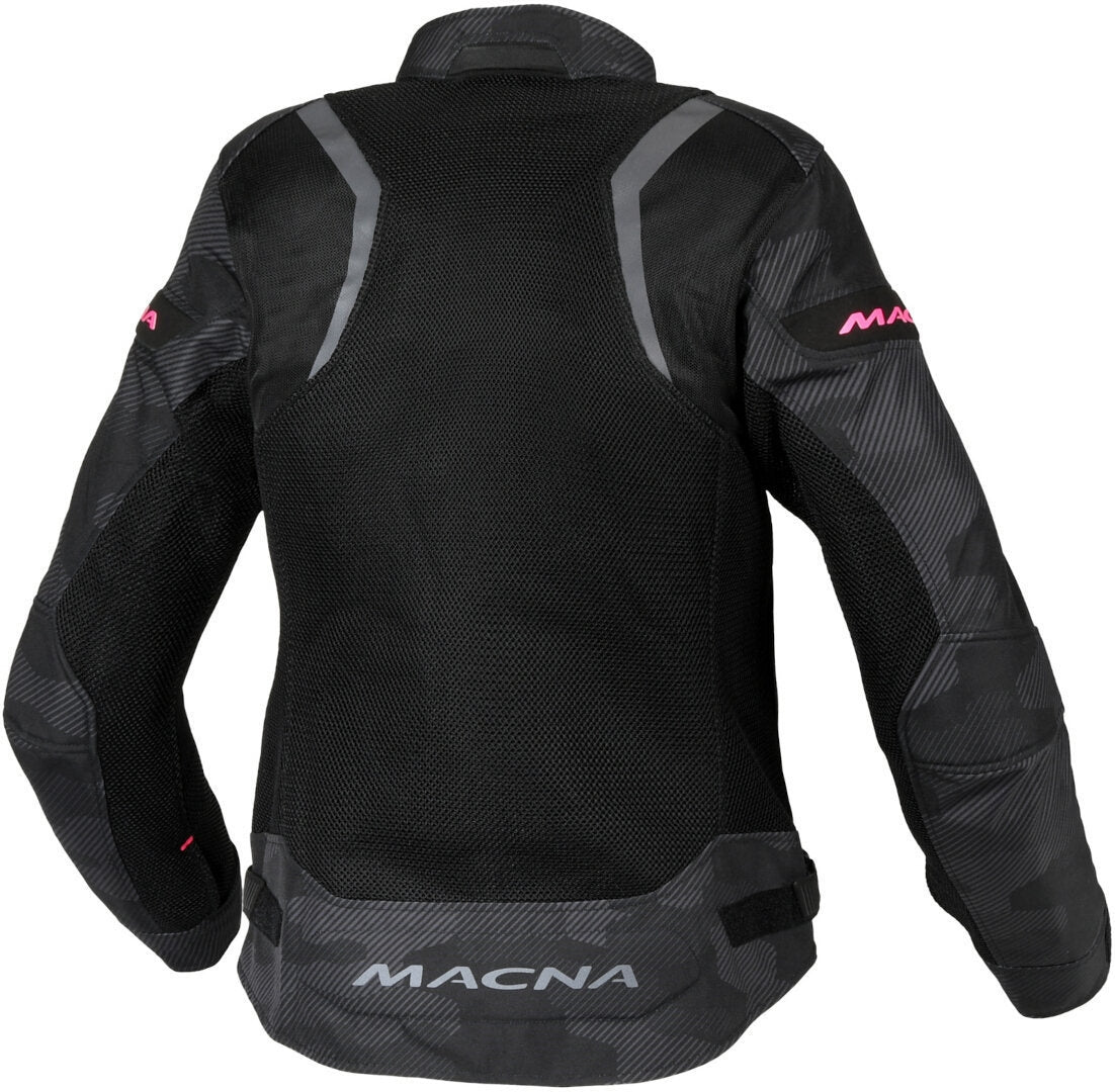 Macna Velotura Camo Chaqueta textil Lady 0'Black grey camo