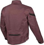 Macna Dromica impermeable Chaqueta textil Bordeaux