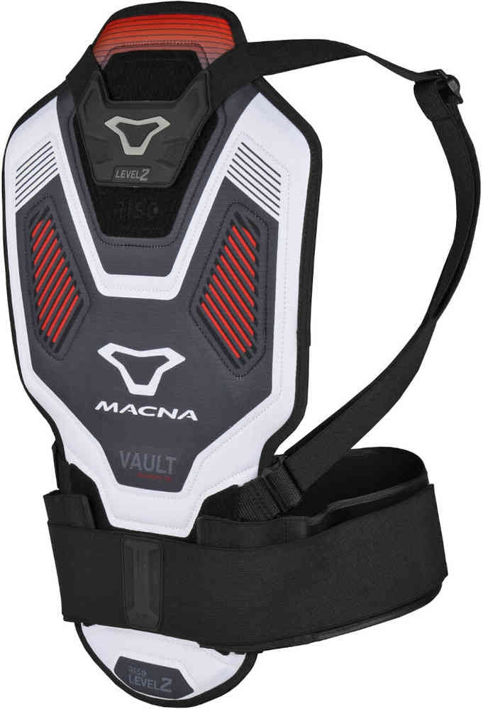 Macna Vault Protector de espalda Black/white/red