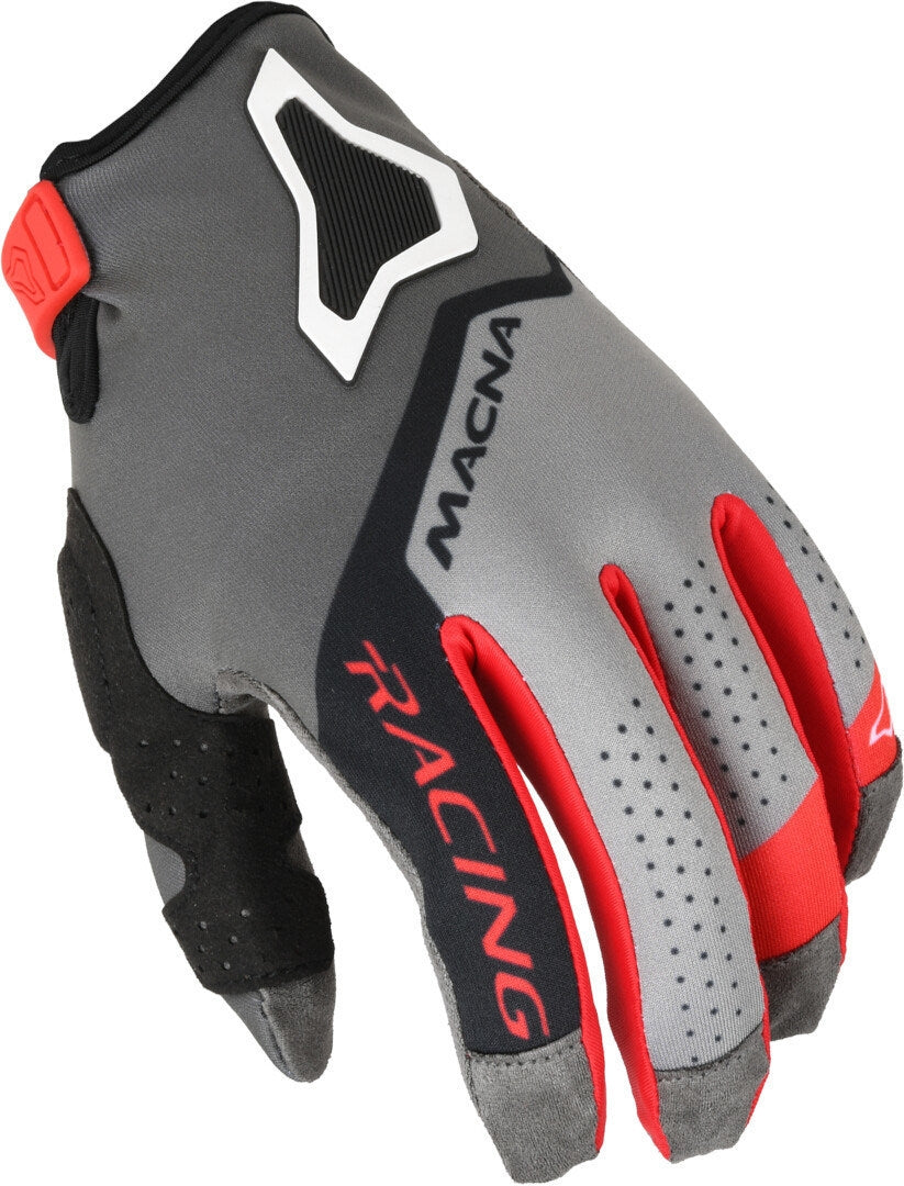 Macna Heat-1 Guantes de motocross Black/grey/red