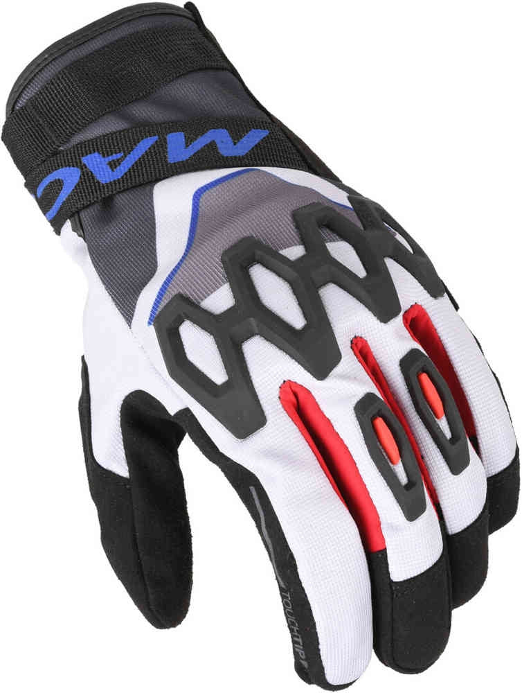 Macna Zairona Guantes de mujer Light grey/black/blue