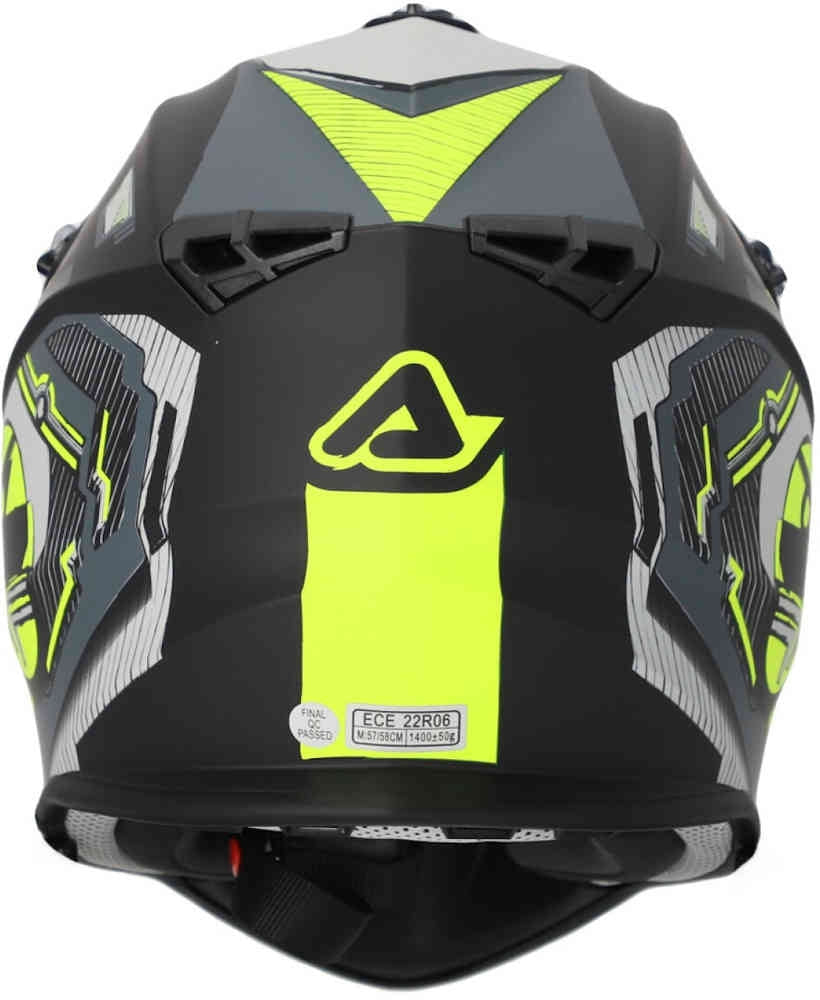 ACERBIS - CASCO LINEAR 2206 NERO/GIALLO FLUO