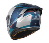 AXXIS FF122SV HAWK EVO SV TITAN A7 CASCO DE MOTO AZUL BRILLO