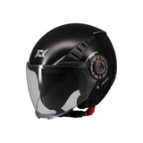 AXXIS OF513B METRO S SOLID V2 A1 CASCO DE MOTO NEGRO BRILLO