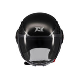 AXXIS OF513B METRO S SOLID V2 A1 CASCO DE MOTO NEGRO BRILLO