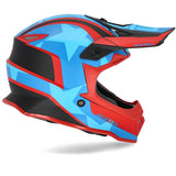 ACERBIS - CASCO IMPACT STEEL JUNIOR ROSSO/BLU