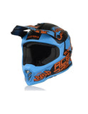 ACERBIS - CASCO IMPACT STEEL JUNIOR ARANCIO/BLU