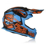 ACERBIS - CASCO IMPACT STEEL JUNIOR ARANCIO/BLU