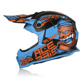 ACERBIS - CASCO IMPACT STEEL JUNIOR ARANCIO/BLU