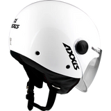 AXXIS OF501B SQUARE S SOLID A0 CASCO DE MOTO BLANCO PERLA BRILLO
