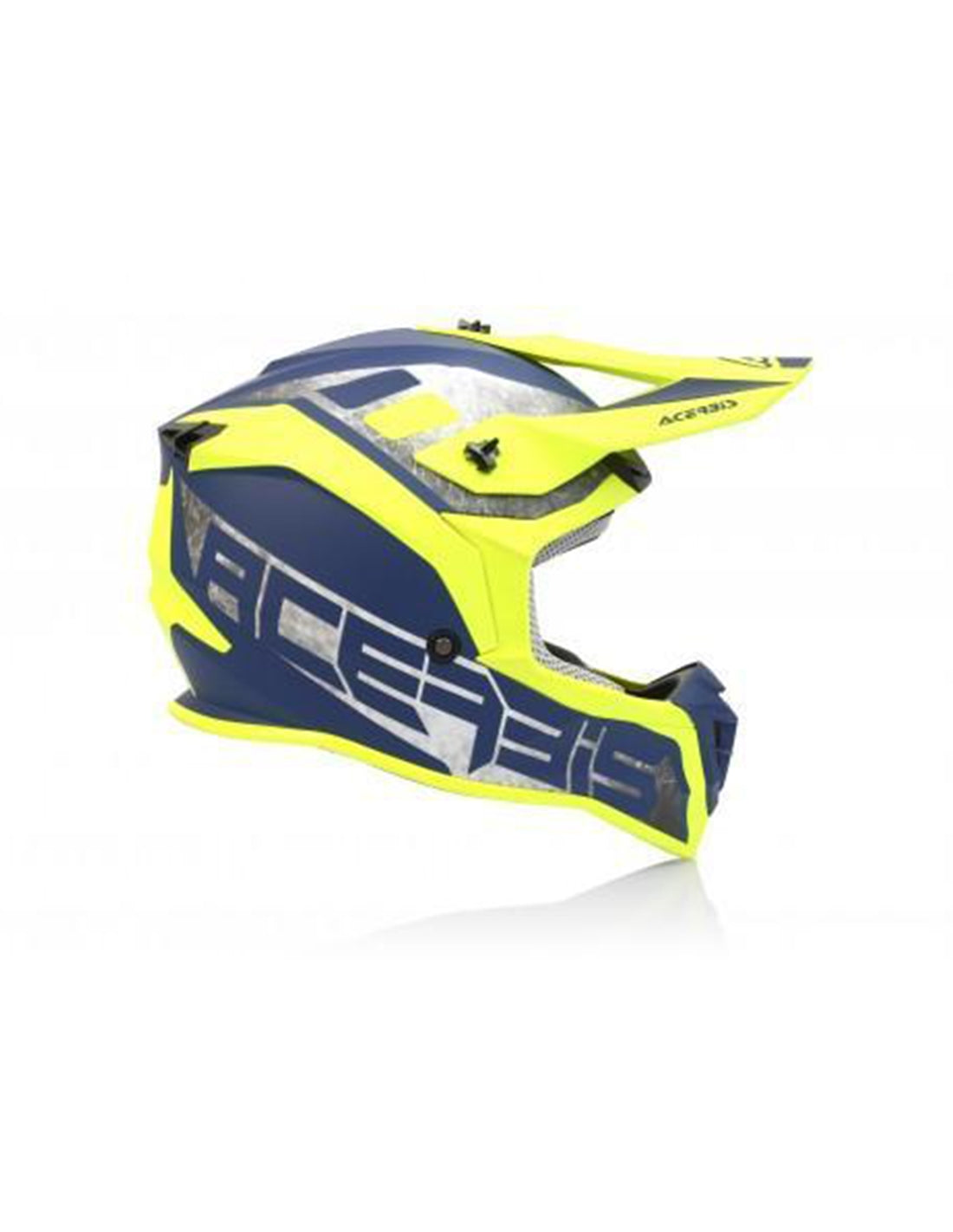 ACERBIS - CASCO LINEAR GIALLO/BLUE