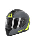 ACERBIS -  CASCO KRAPON 2206 GRIGIO/GIALLO