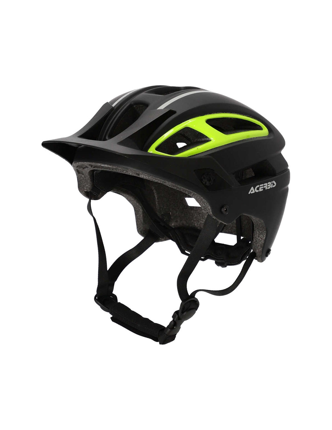 ACERBIS - CASCO DOUBLEP NERO/GIALLO FLUO