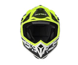 ACERBIS - CASCO  STEEL CARBON 2206 NERO/GIALLO FLUO