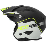 ACERBIS - CASCO JET ARIA 2206 NERO/GIALLO FLUO