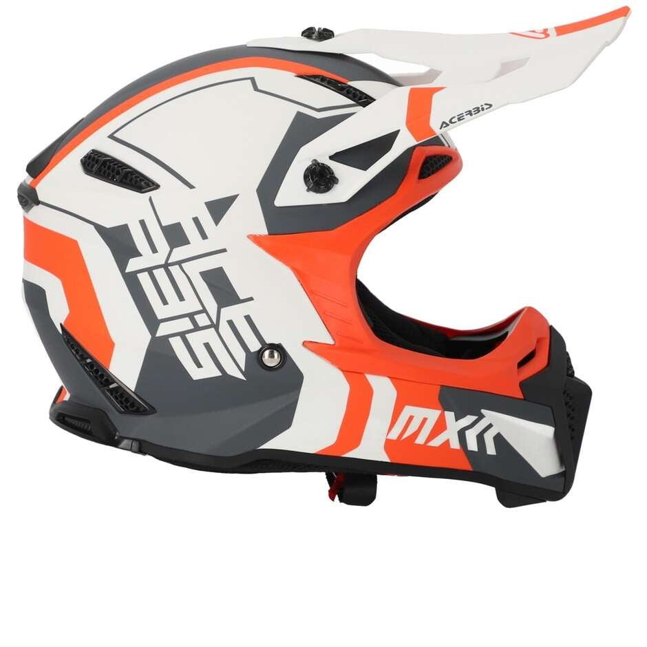 ACERBIS - CASCO PROFILE 5 BIANCO/ARANCIO
