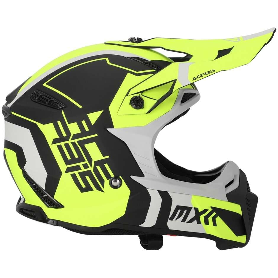 ACERBIS - CASCO PROFILE 5 NERO/GIALLO FLUO