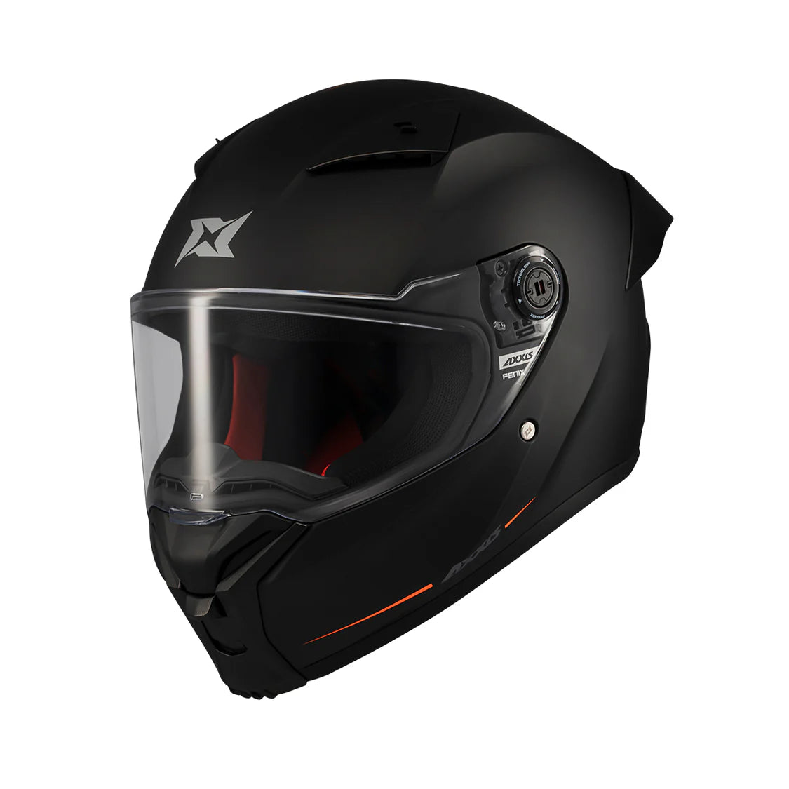 AXXIS FF132 FENIX SOLID A1 CASCO DE MOTO NEGRO MATE – SECURTEX MOTOR S ...