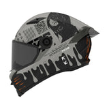 AXXIS FF132 FENIX CYBERPUNK C4 CASCO DE MOTO BRILLO