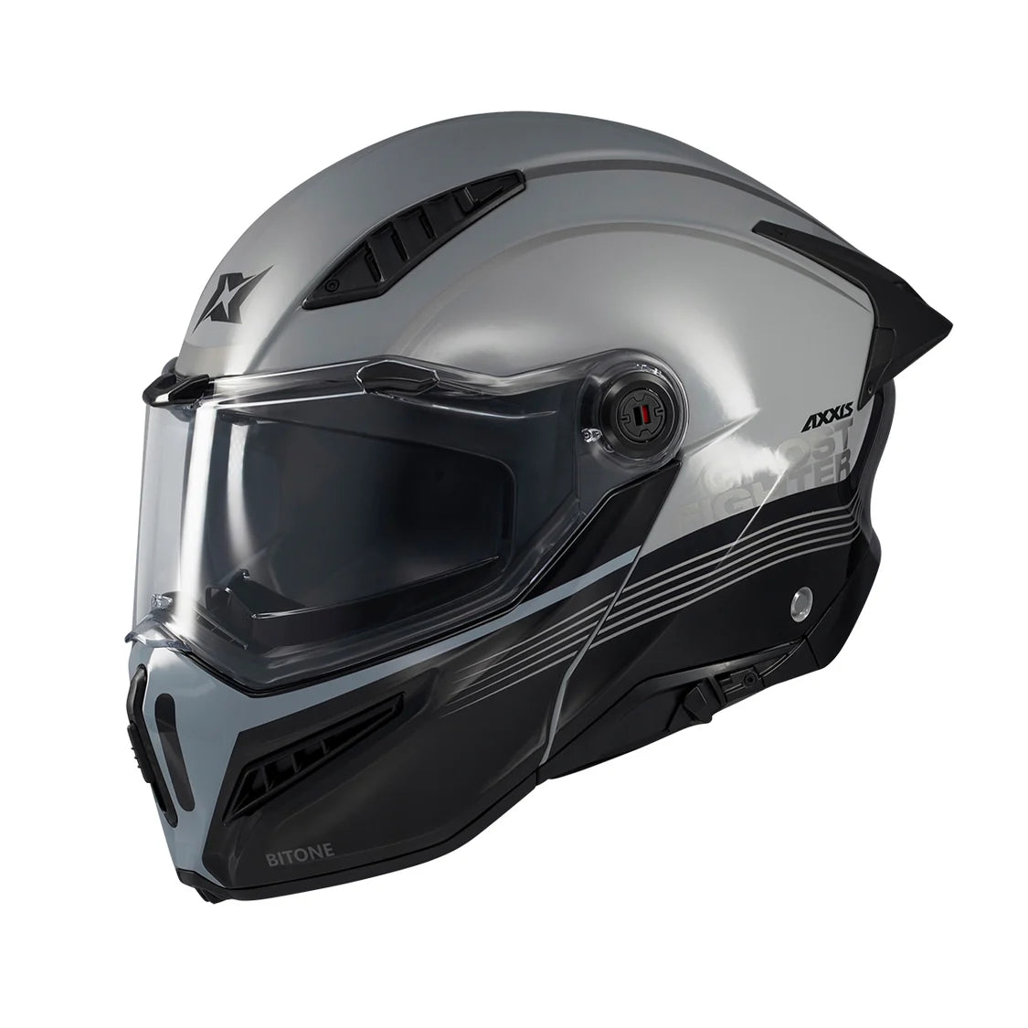 AXXIS FU409SV GHOSTFIGHTER SV BITONE C2 CASCO DE MOTO BRILLO