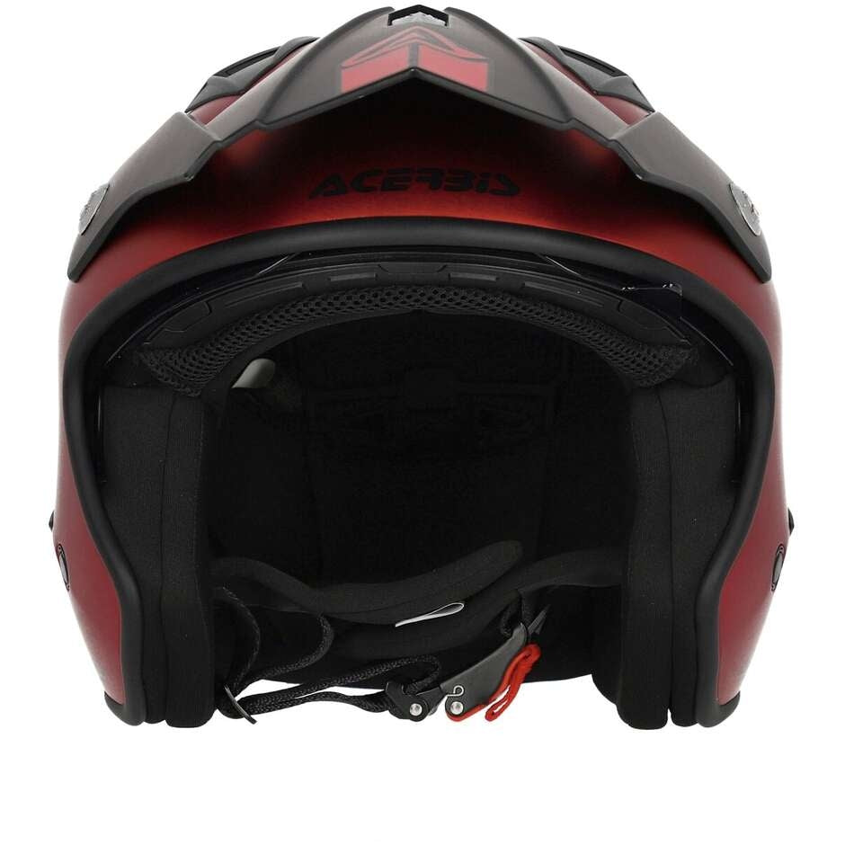 ACERBIS - CASCO JET ARIA METALLIC ROSSO