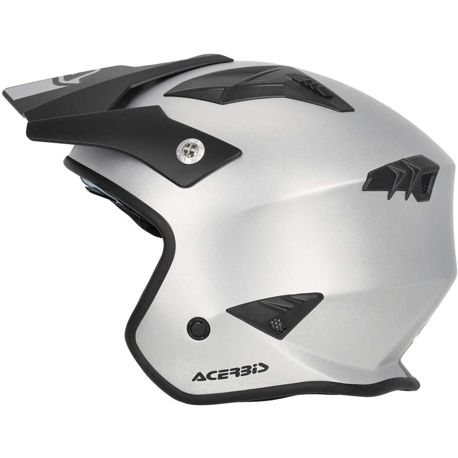 ACERBIS - CASCO JET ARIA METALLIC SILVER