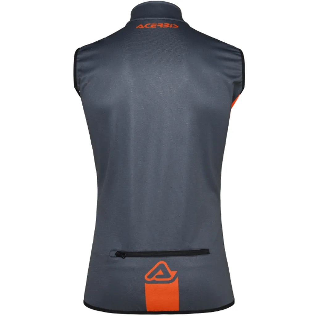 ACERBIS - CHALECO SOFTSHELL X-WIND GREY/ORANGE