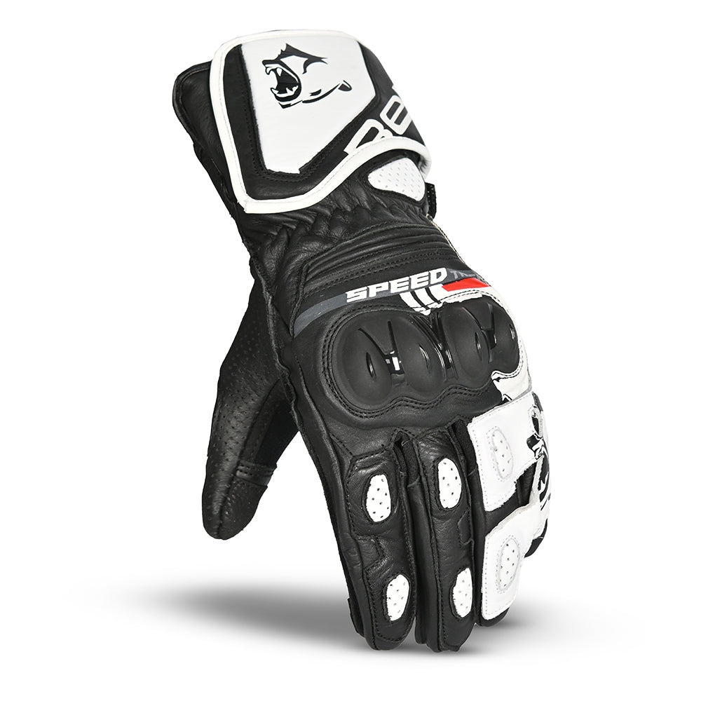 BELA Guantes Lemox Racing Man Negro/Blanco