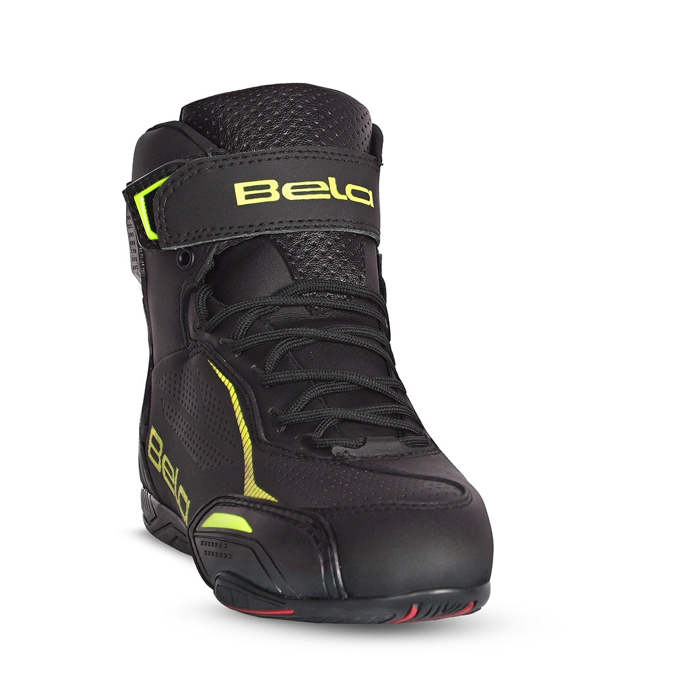 BELA Botas Jet Evo Piel Man Negro/Amarillo Flour