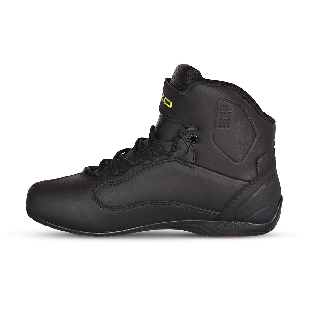 BELA Botas Jet Evo Piel Man Negro/Amarillo Flour