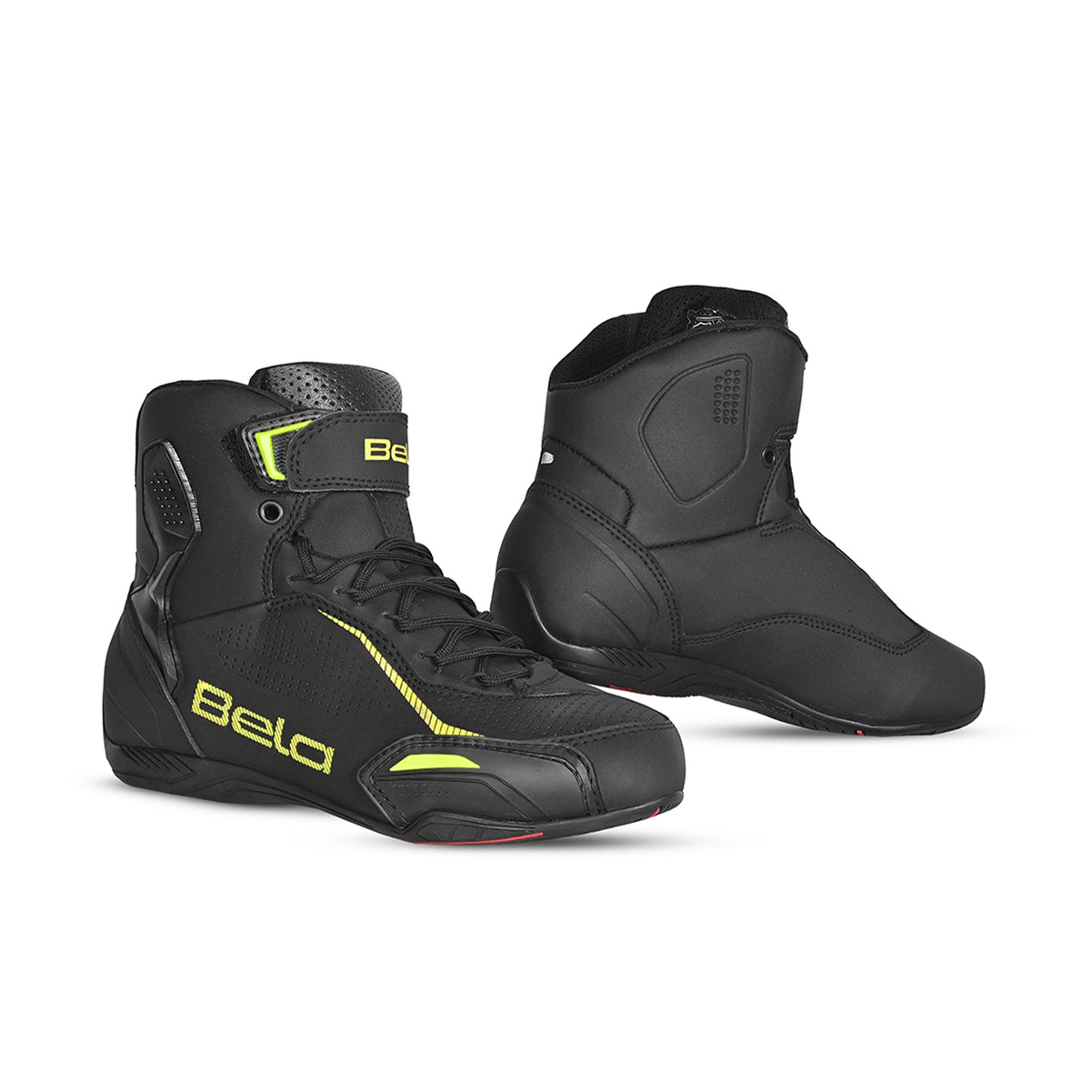 BELA Botas Jet Evo Piel Man Negro/Amarillo Flour