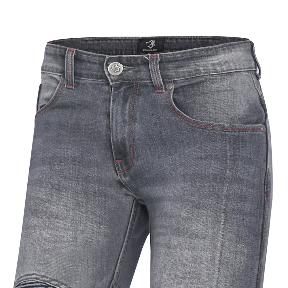 BELA - Pantalón Jeans Boston Gris Oscuro