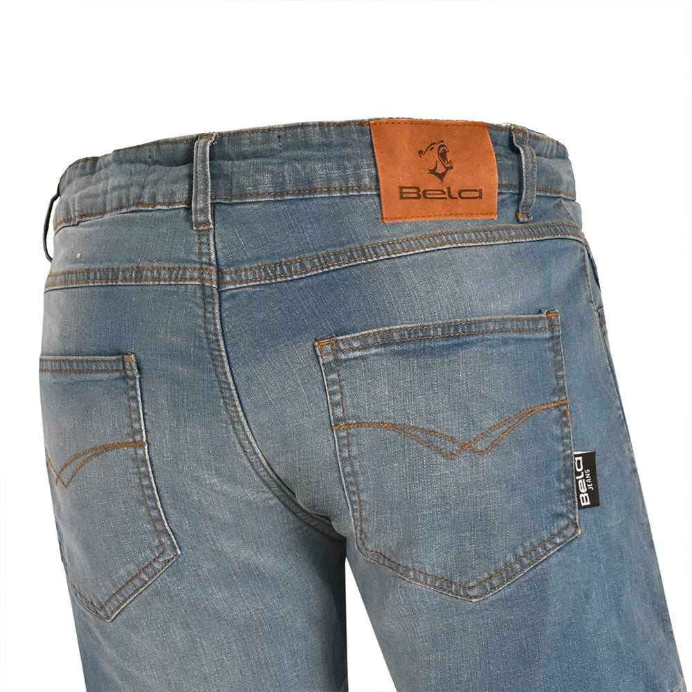 BELA - Pantalón Jeans Stone Azul Cammo