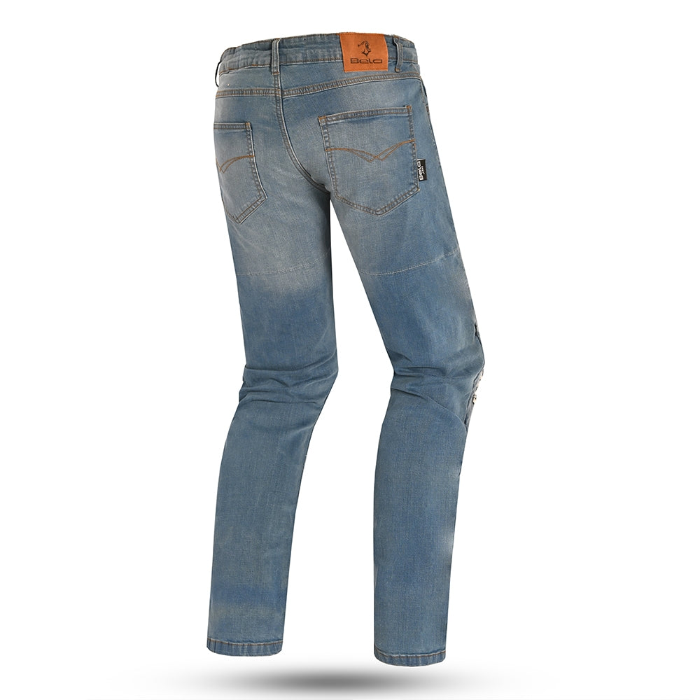 BELA - Pantalón Jeans Stone Azul Cammo