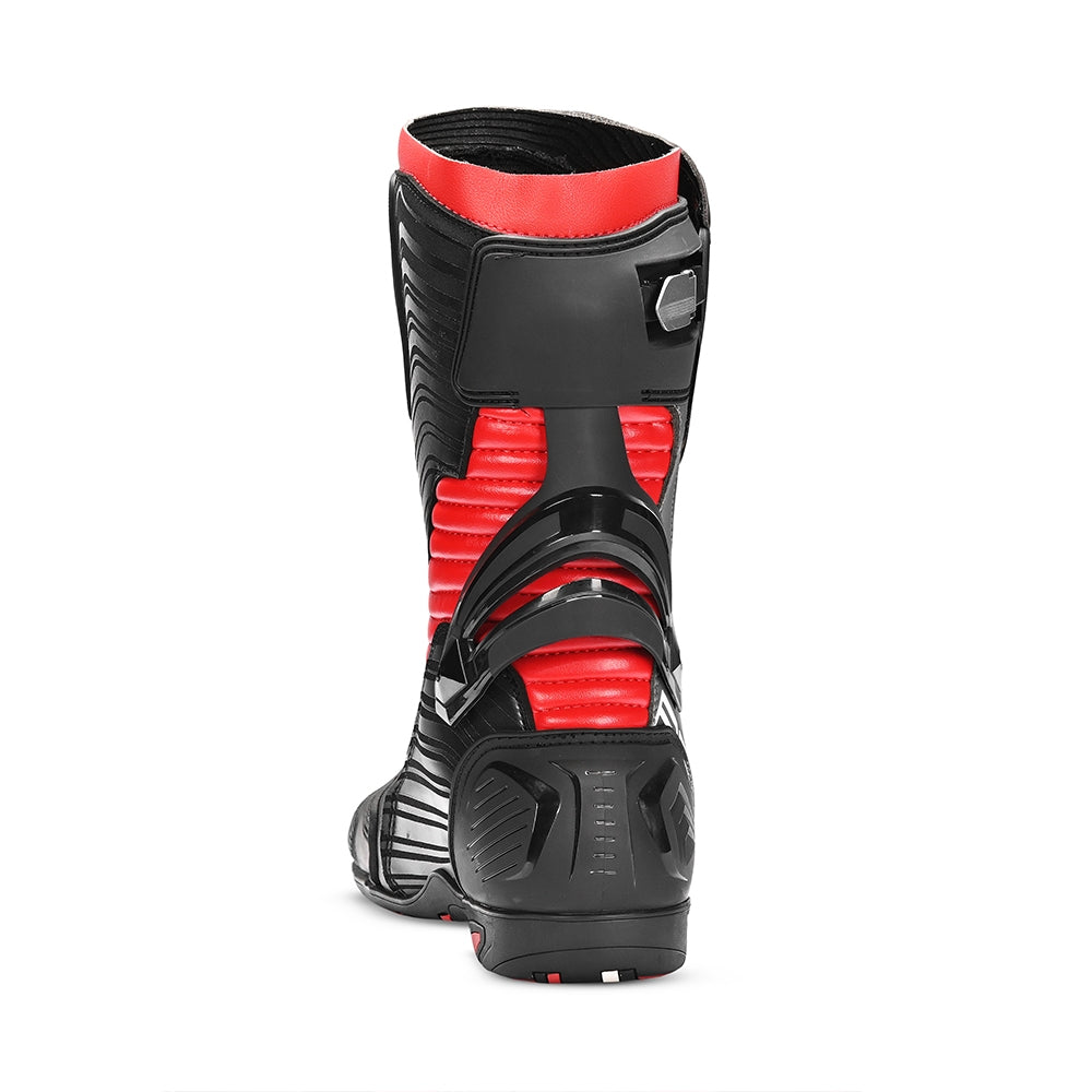 BELA Botas Air Rider GP-1 Racing Boot Negro/Gris/Rojo