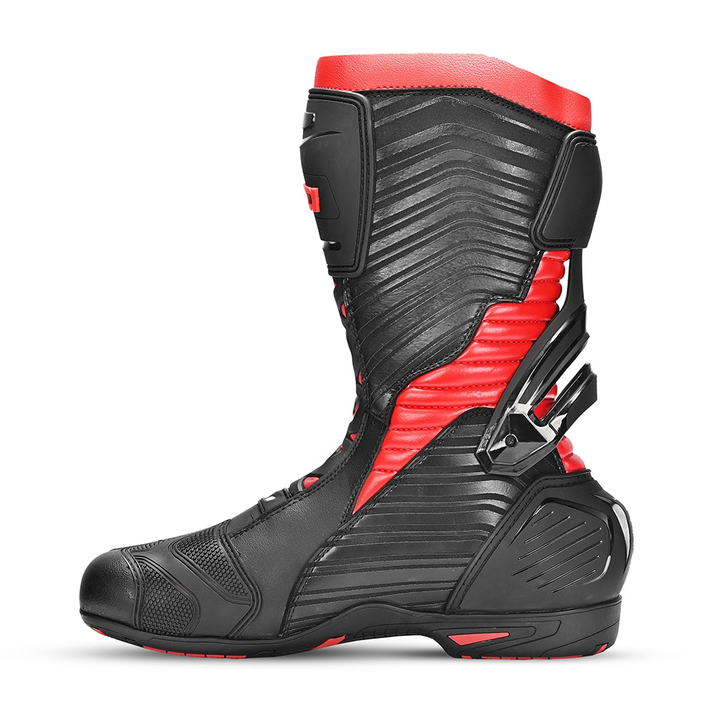 BELA Botas Air Rider GP-1 Racing Boot Negro/Gris/Rojo