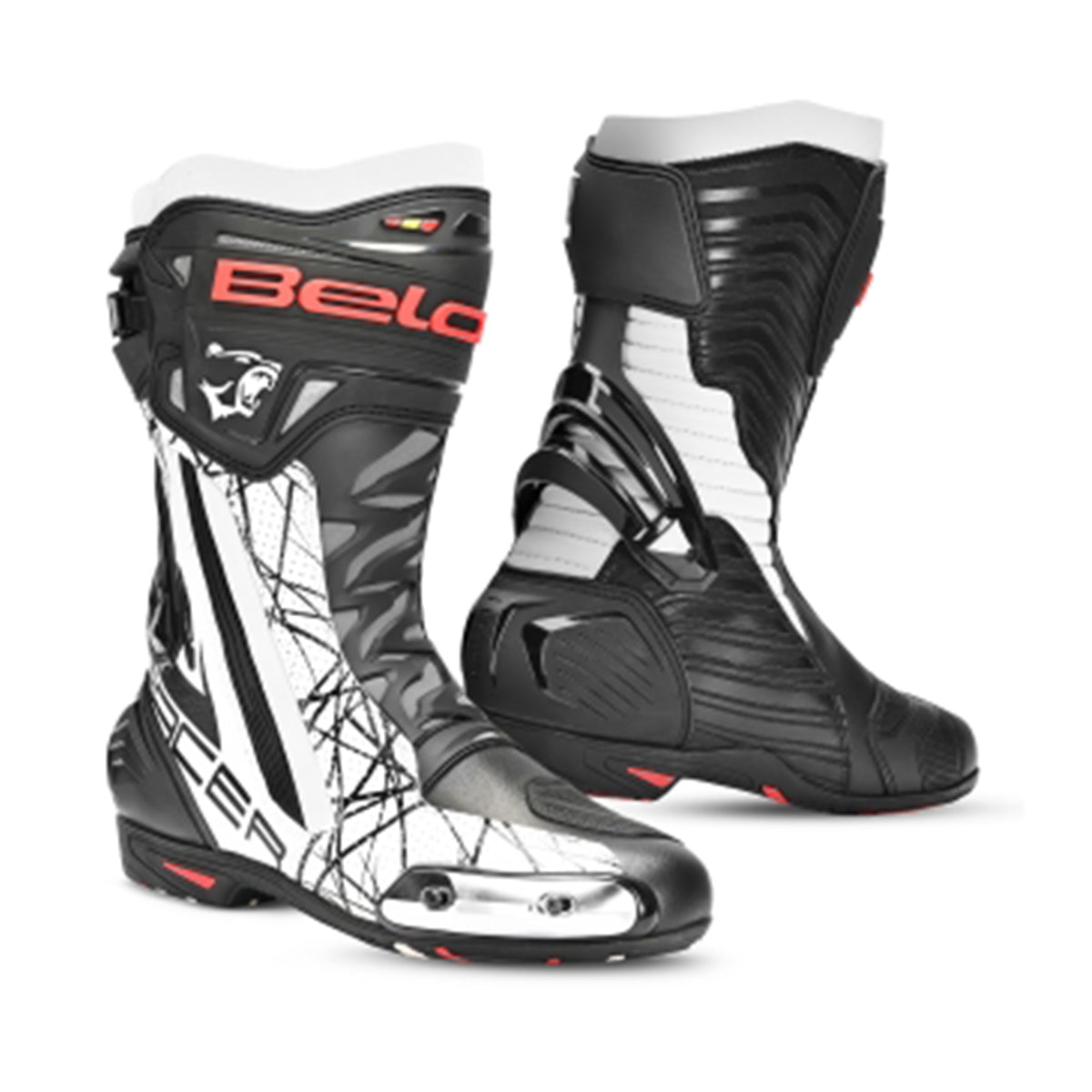 BELA Botas Air Rider GP-1 Racing Boot Negro/Blanco