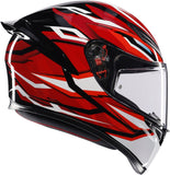 AGV CASCO K1 S LION NEGRO/ROJO/BLANCO - SECURTEX MOTOR S.L (t/a MaximoMoto)