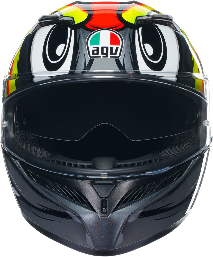 AGV CASCO K3 BIRDY 2.0 GRIS/AMARILLO/ROJO