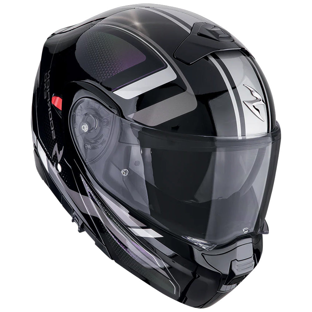 SCORPION EXO-930 EVO ARDENS CASCO MODULAR NEGRO CAMALEÓN - CASCO