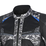 BELA - Chaqueta Textil Onsaker Camo/Negro/Azul