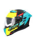 SHIRO CASCO ALPHA RACER ONE                   AZUL MATE