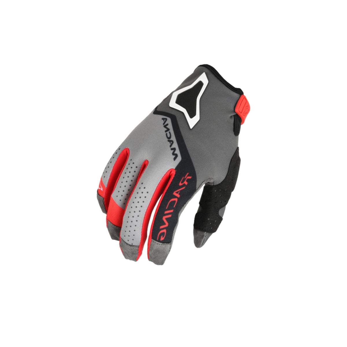 Macna Heat-1 Guantes de motocross Black/grey/red