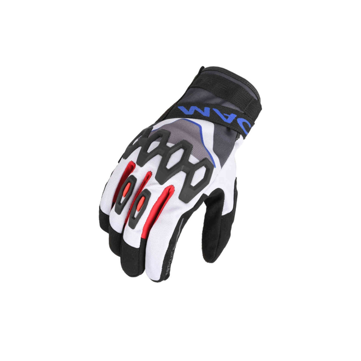 Macna Zairona Guantes de mujer Light grey/black/blue