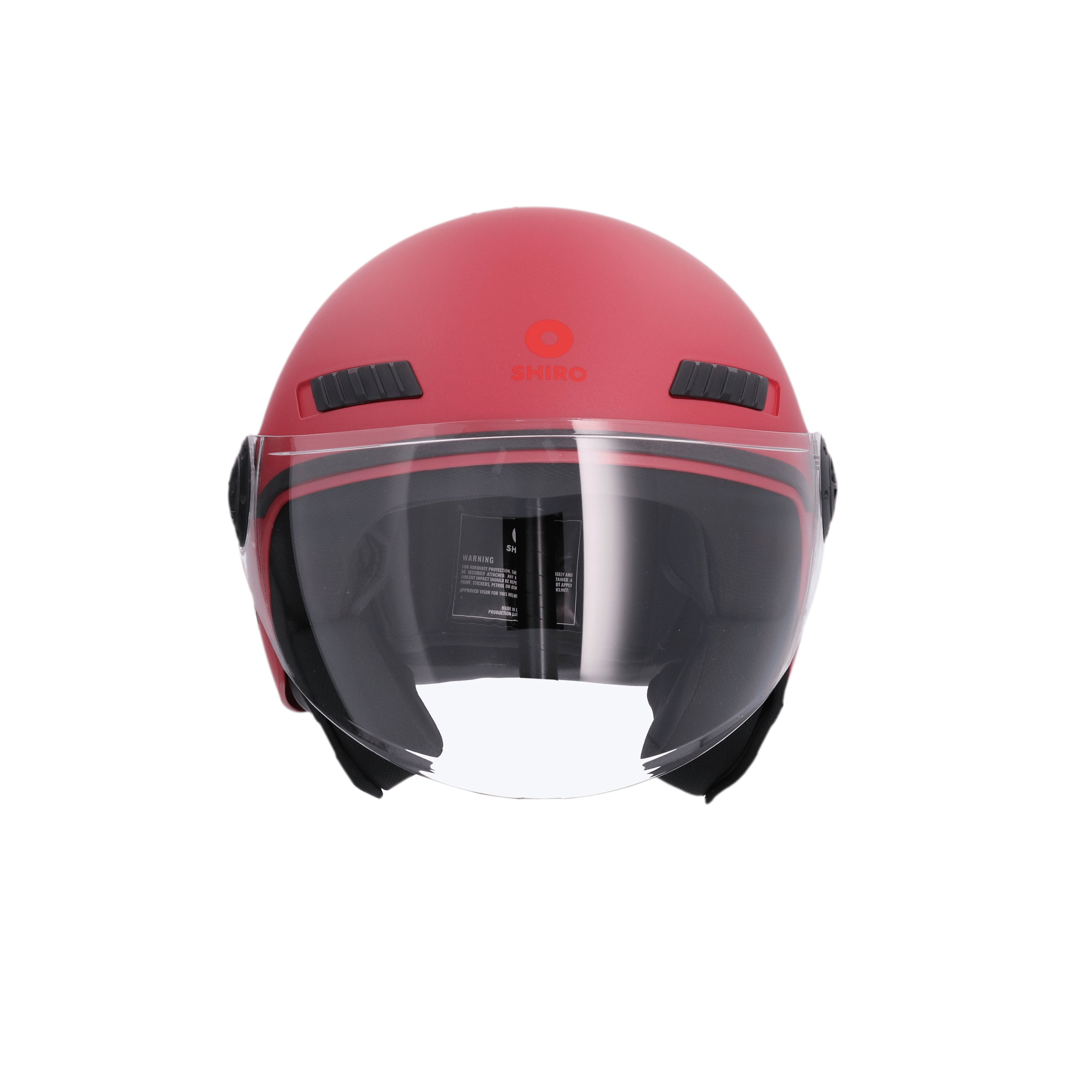 SHIRO CASCO SH-62 KIOTO MONOCOLOR ROJO MATE
