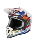 ACERBIS - CASCO LINEAR 2206 BIANCO/BLU/ROSSO