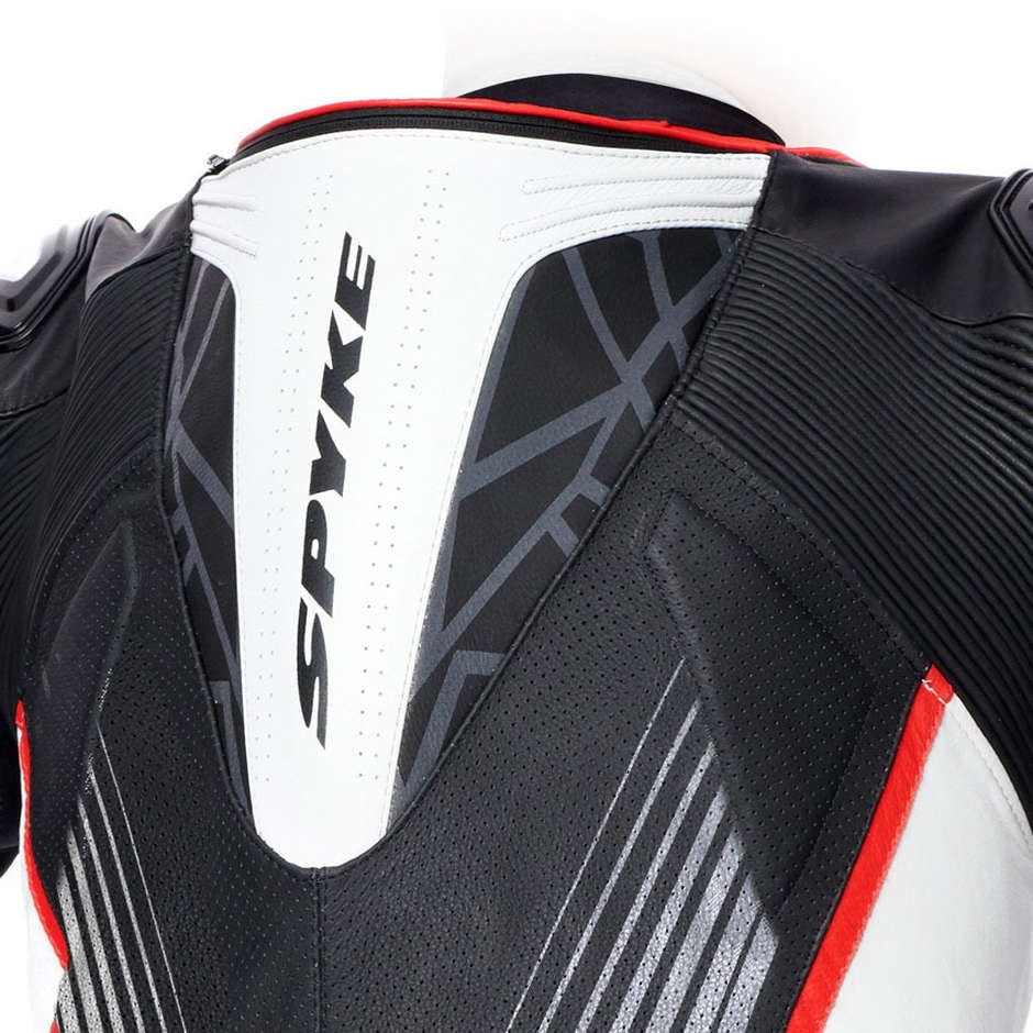 SPYKE - ARAGON RACE 1PC SUIT BLACK/WHITE/FLUO RED