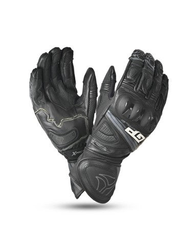 R-TECH - Guantes Piel GP Racing Negro